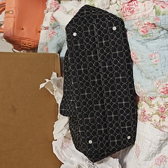 Kate Spade New York Black Fabric and Fuchia Suede Interior. - Picture 13 of 13